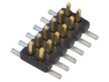 Conector şiruri pini tată 12 PIN 1,27mm gold flash SMT SAMTEC