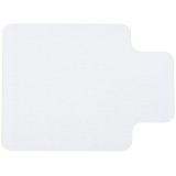 HOMCOM Covoraș Protector pentru Scaun de Birou, Anti-alunecare, Transparent, 90x120cm | Aosom Romania