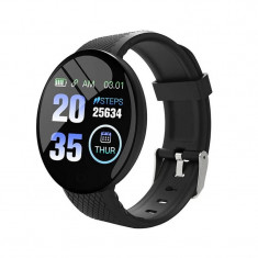 Ceas smartwatch fitness, 1.3 inch, bluetooth, OLED, ritm cardiac, tensiune