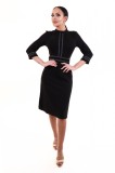 V798-1 Rochie office eleganta cu model in dungi, S/M