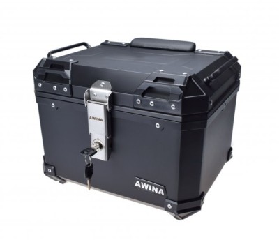 Cutie bagaje moto, 45 L, material plastic, tip adventure, captusala si benzi ref... Cod Produs: MX_NEW AW9037 foto