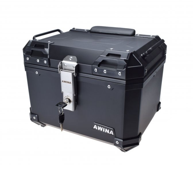 Cutie bagaje moto, 45 L, material plastic, tip adventure, captusala si benzi ref... Cod Produs: MX_NEW AW9037