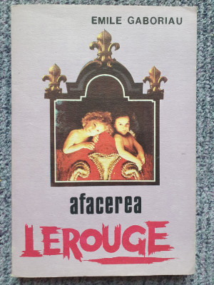 Emile Gaboriau - Afacerea Lerouge, 1992, 264 pag, stare f buna foto