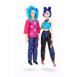 Set 2 Papusi 32 cm Kpop Demon Hunters K-pop Demon Hunters - Vanatorii de demoni