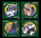 ROMANIA 2011, Fauna din rezervatii naturale, MNH