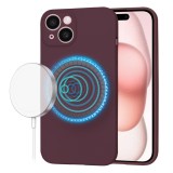 Techsuit - SoftFlex MagSafe - iPhone 15 - Plum Red