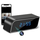 Cumpara ieftin Ceas Spion cu Camera WiFi iUni IP99, Full HD, 150 grade, Night Vision, Senzor de miscare, P2P