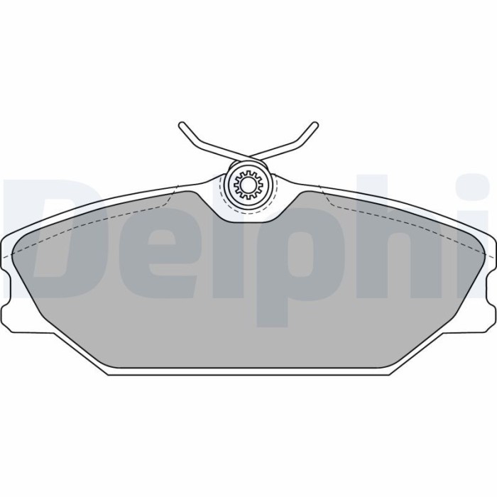 DELPHI LP1744 set placute frana,frana disc