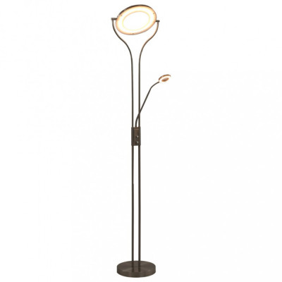 Lampa de podea, argintiu, 180 cm, 18 W, reglabila GartenMobel Dekor foto