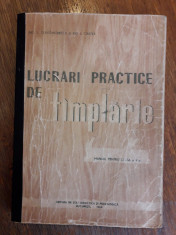 Manual de tamplarie 1960 - V. Constantinescu / R5P3F foto