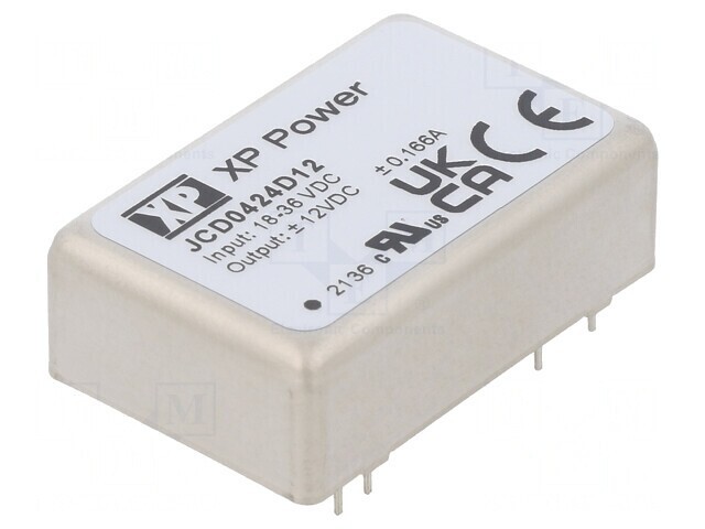 Convertor DC/DC 4W 18-36V la 12V și -12V THT