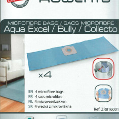 Set 4 saci microfibra Rowenta ZR816001 pentru aspiratoare seria Aqua Excel, Bully, Collecto