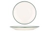 Rinart Farfurie pentru Desert - Green Edge - Por&Aring;&pound;elan - 19 cm - set de 6