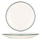 Rinart Farfurie pentru Desert - Green Edge - Por&Aring;&pound;elan - 19 cm - set de 6