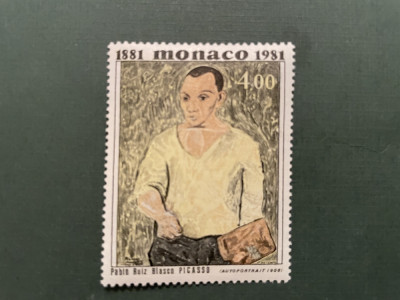 monaco - picasso serie timbre pictura tablouri nestampilata MNH foto