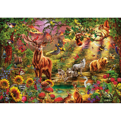 Puzzle 1000 piese - Magic Forest foto
