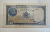 5000 lei Octombrie 1944 UNC