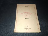 Cumpara ieftin I BOTEZ - ASPECTE DIN CIVILIZATIA ENGLEZA 1945