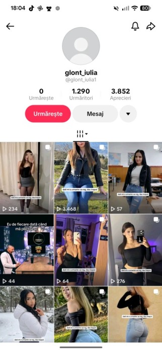 Cont tiktok 1k