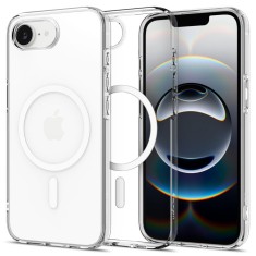 Husa iPhone 16e Spigen Liquid Crystal MagSafe, transparenta foto