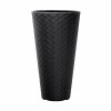Ghiveci decorativ de flori, Prosperplast, Matuba Slim, rotund, inalt, 55 cm, antracit