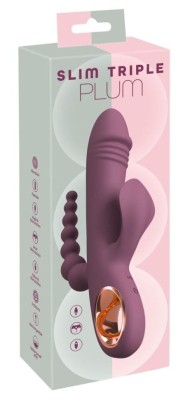 Vibrator Slim Triple Plum foto