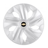 Cumpara ieftin Set 4 Capace Roti Chevrolet, model Luna Gray, R16, Autohelix MSA