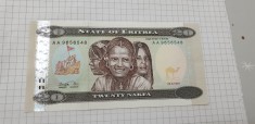 bancnota eritrea 20 n 1997 foto