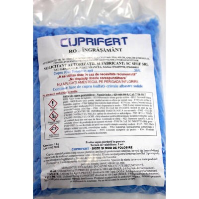 Cuprifert 1 kg (sulfat de Cupru) foto
