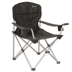 Outwell Scaun de camping pliabil Catamarca XL, negru, 90 x 62 x 96 cm foto