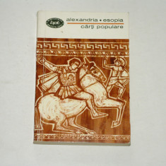 Carti populare - Alexandria - Esopia - bpt - 1966