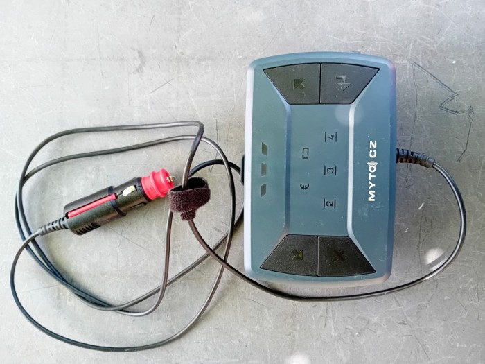 Dispozitiv taxare automata autostrada camioane Cehia Myto CZ