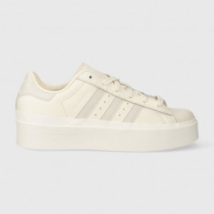 adidas Originals sneakers din piele Superstar Bonega culoarea bej, IF7578