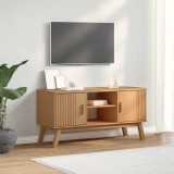 VidaXL Dulap TV &bdquo;OLDEN&rdquo;, maro, 114x43x57 cm, lemn masiv pin
