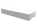 Carcasă pentru șină DIN, gri, 90x212.5x32mm