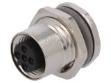 Conector M12 mamă IP67, 5 pini