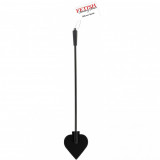 Cravasa Fetish Fantasy Silicone Spade Crop Black, 71cm