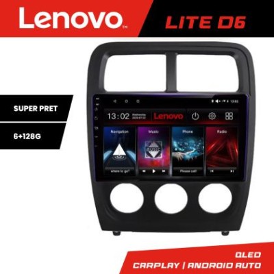 Navigatie Dodge Caliber 2010-2012 Lenovo Kit-CALIBER 8 core 6+128 GB Android Waze USB Navigatie Internet Youtube Radio CarStore Technology foto