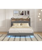 Pat Cod A013 Gri 160X200 + Saltea 160x200