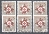 Yugoslavia 1965 Red Cross x 6, MNH AM.138, Nestampilat