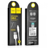 Cablu Date si Incarcare USB-A - Lightning HOCO Rapid X1, 18W, 1m, Alb, Apple
