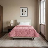 vidaXL Duvet complet pe tot parcursul anului Patos Roz 155 x 220 cm 42026272