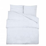 Cumpara ieftin Set cu husa de pilota, alb, 225x220 cm, bumbac
