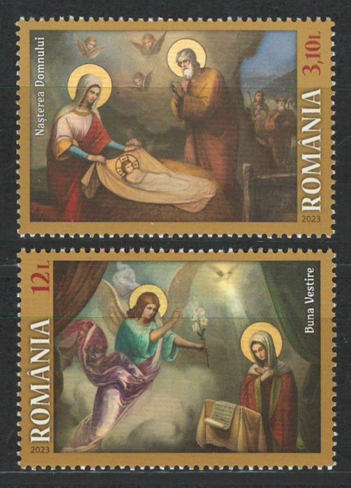 Romania 2023 Mi 8274/75 MNH - Craciun