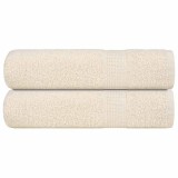 Gossi prosoape de dus, frogn, 2 buc., crem, 70x140 cm, 360 g/m2