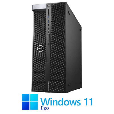 Workstation Dell Precision 5820, Octa Core i7-7820X, 512GB SSD, GT 720, Win 11 Pro foto