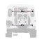 Kit adaptor Fabbri Gringo Ski &amp;amp; Board cu prindere pe roata de rezerva