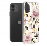 Techsuit - Marble Series - iPhone 11 alb