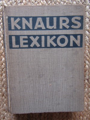 Knaurs Lexicon A-Z (1939) foto