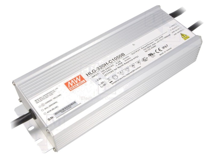 Alimentator LED 320W, IP67